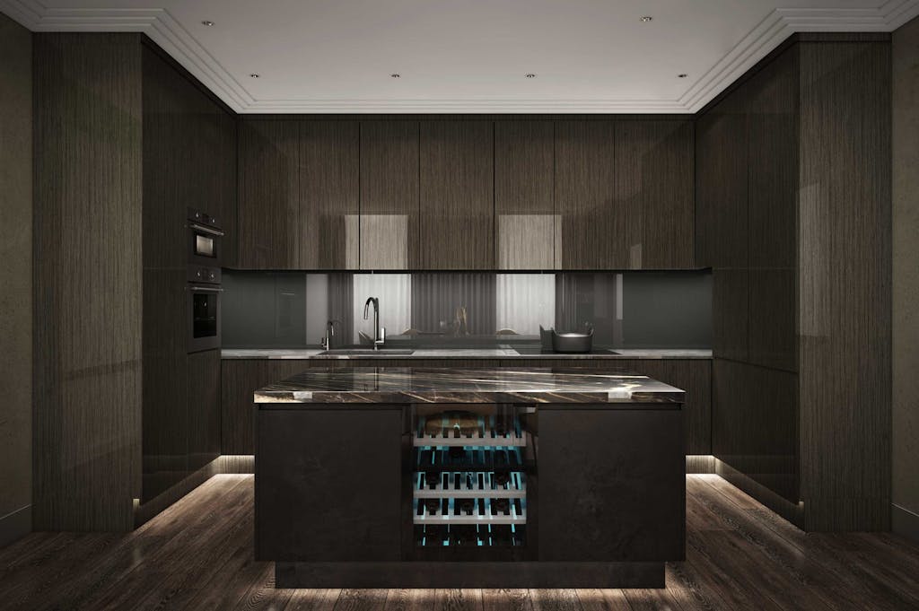Dark Moody Grade II Listed London Apartment Design by Zulufish
