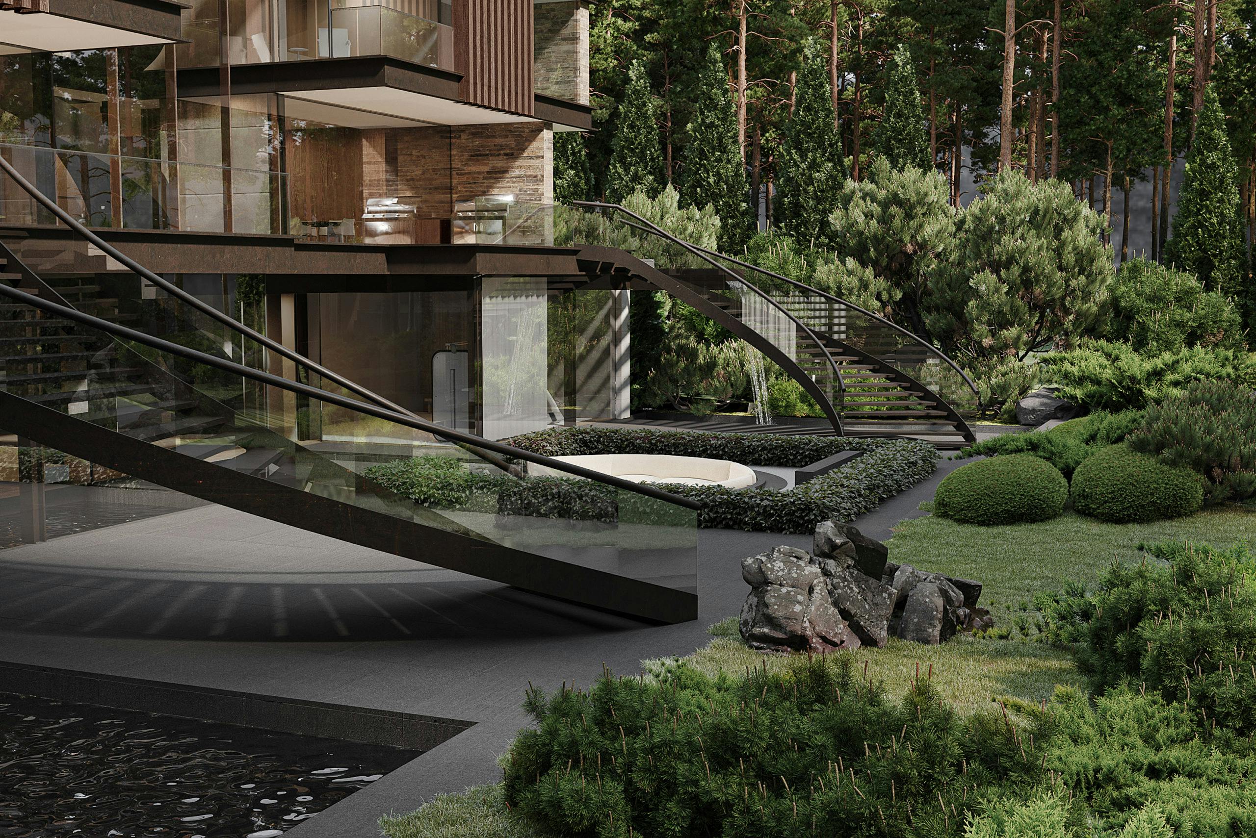 Modern Surrey Mansion Architecture by Zulufish