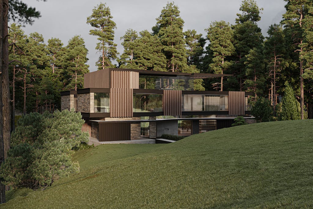 Modern Surrey Mansion Architecture by Zulufish