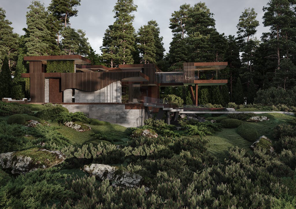 Contemporary architecture Concept Home Surrey UK