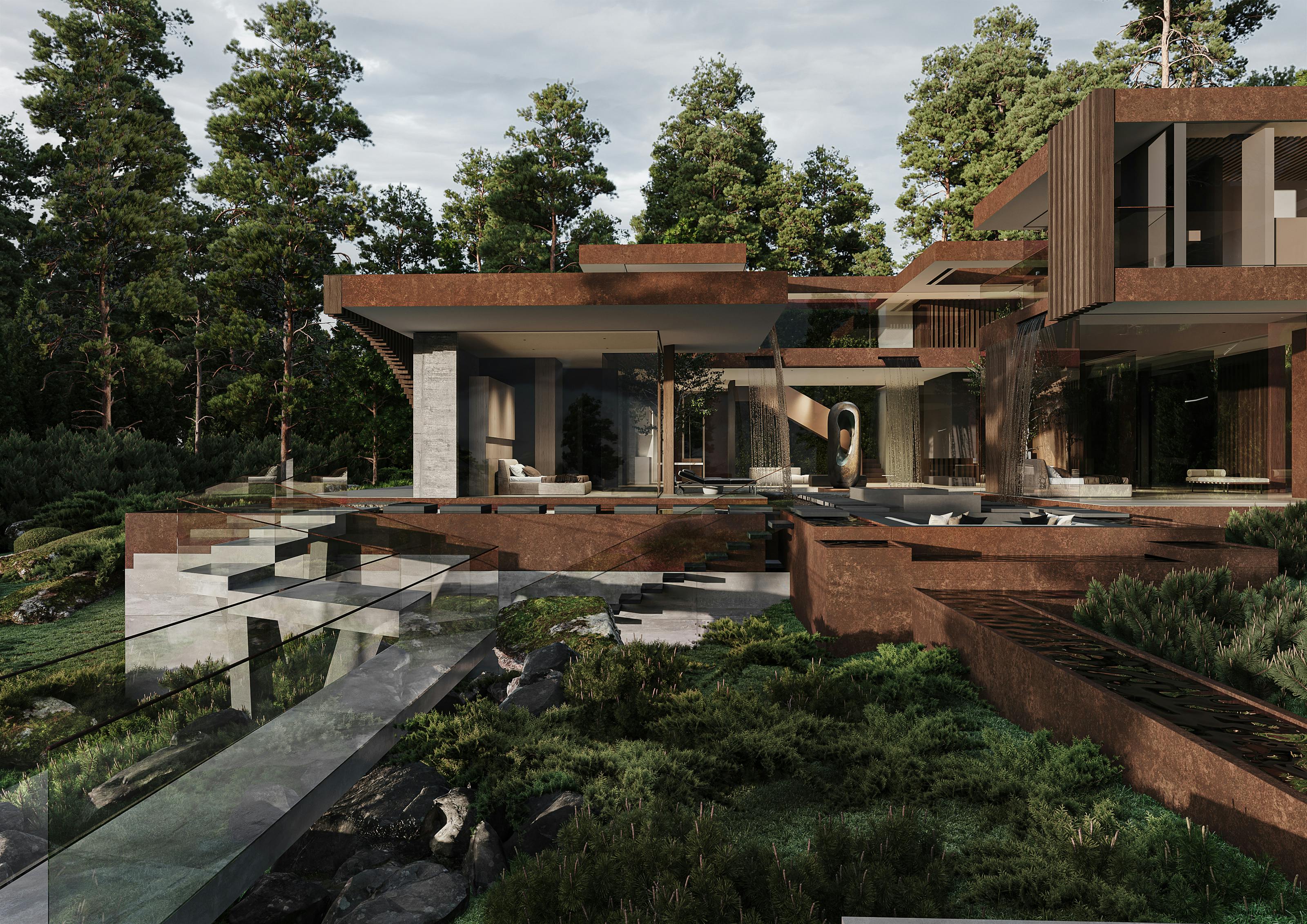 Contemporary architecture Concept Home Surrey UK