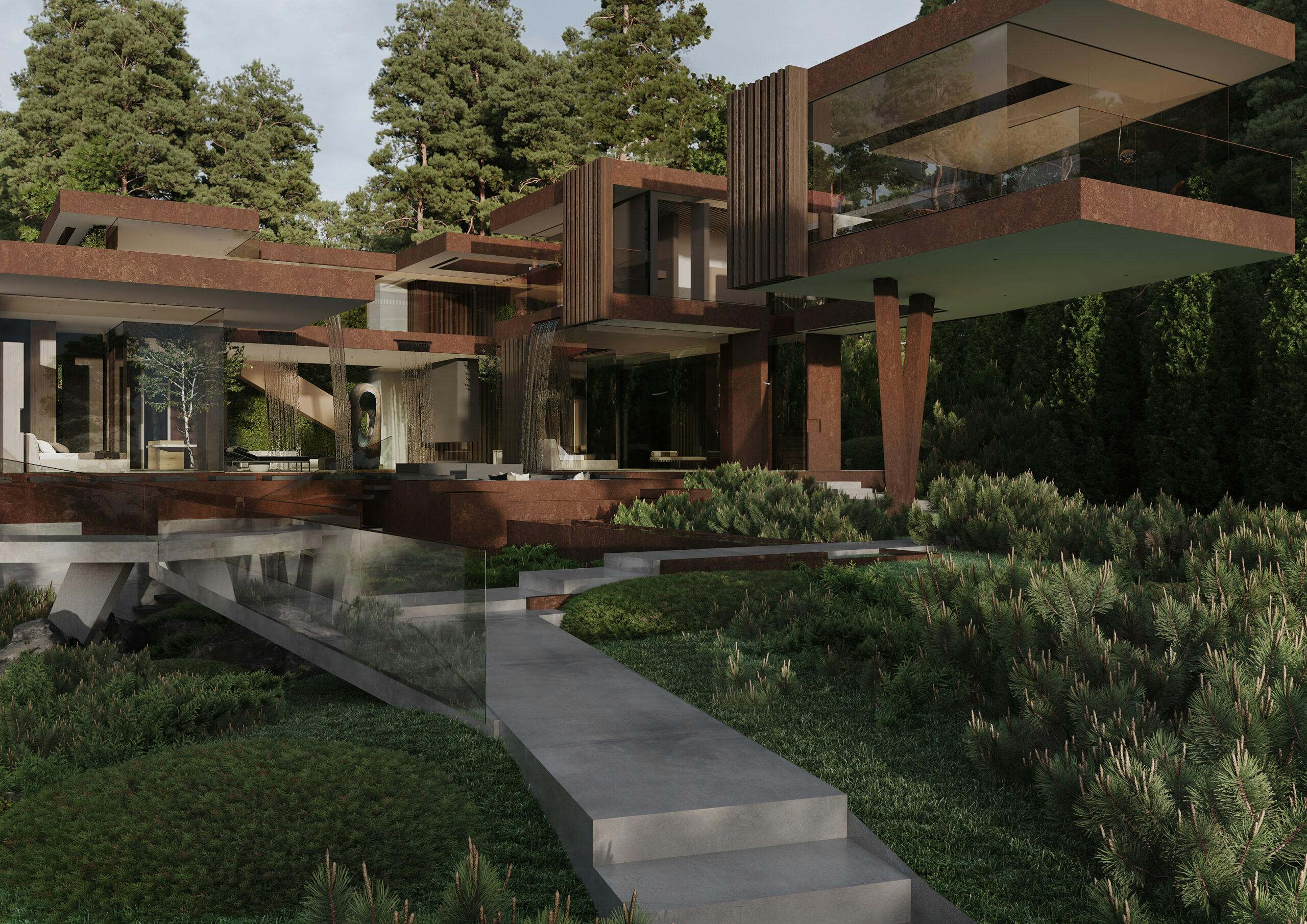 Contemporary architecture Concept Home Surrey UK