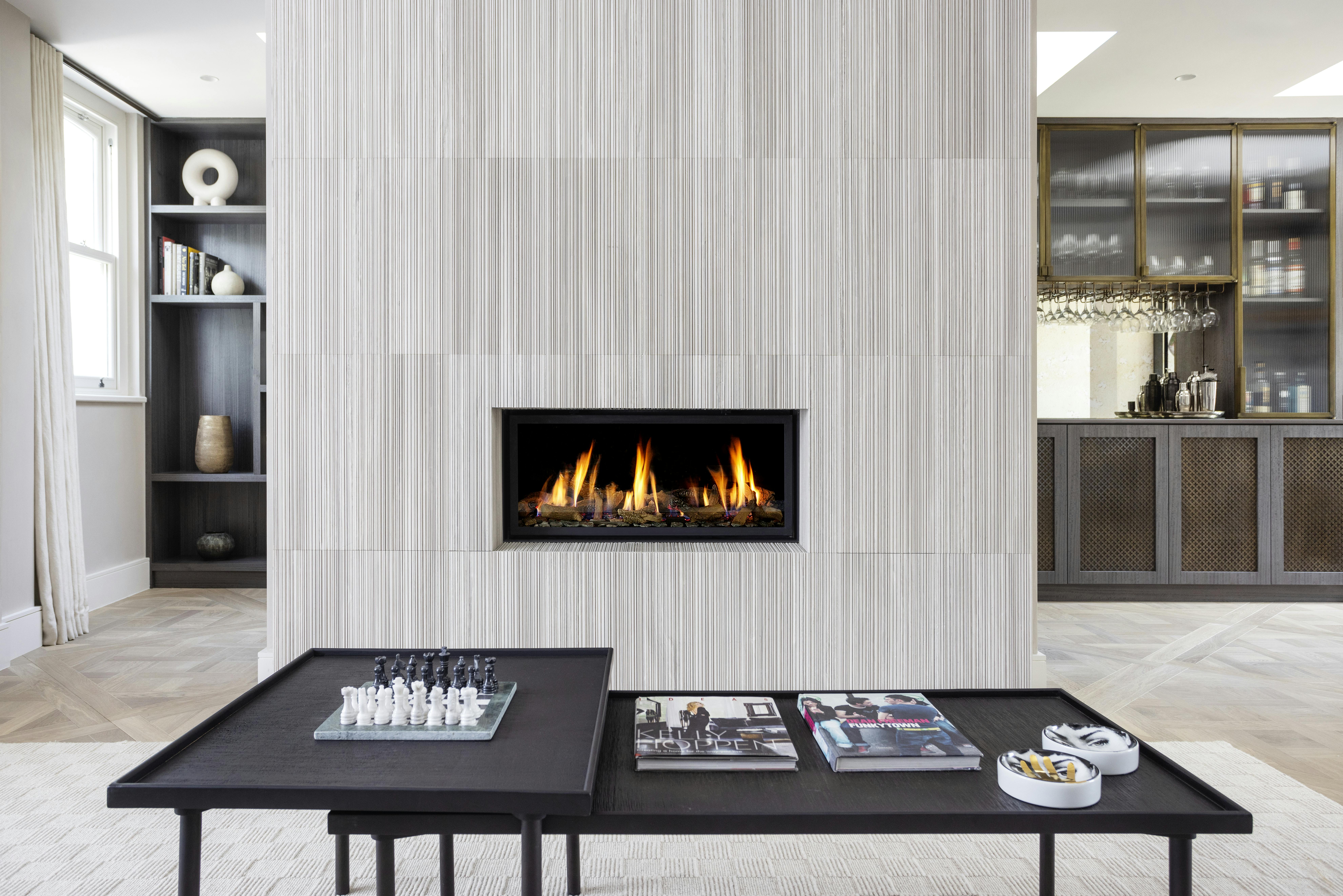 Interior living space in Chelsea Palladium Villa by Zulufish