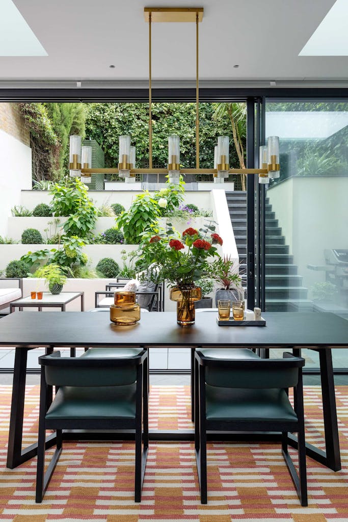 st johns wood townhouse dining room garden connection 2